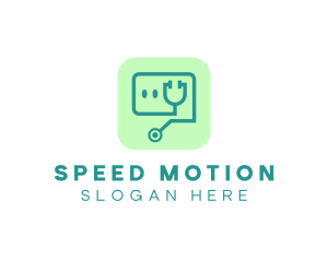 Medical Stethoscope App logo design