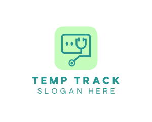 Medical Stethoscope App logo design