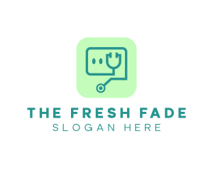 Medical Stethoscope App logo design