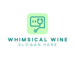 Medical Stethoscope App logo design