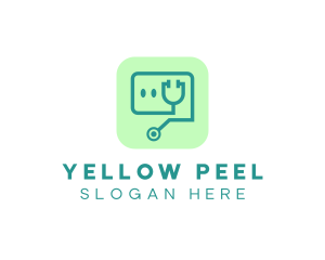 Medical Stethoscope App logo design