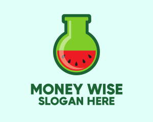 Lab Flask Watermelon Logo