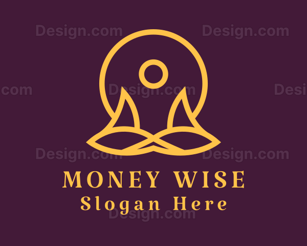 Yoga Meditation Exercise Logo