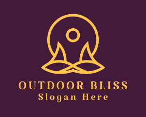 Yoga Meditation Exercise Logo