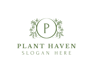 Garden Plant Leaf  logo design