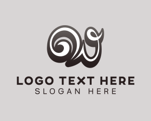 Classic Boutique Letter W Logo