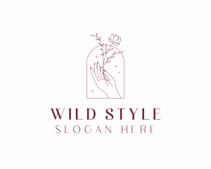 Flower Wedding Styling logo design