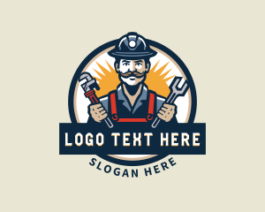 Handyman Plumber Wrench logo