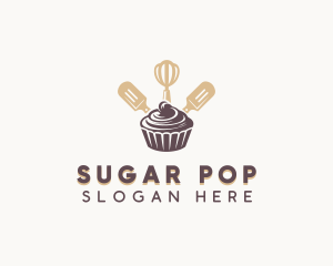 Baking Cupcake Bakery logo design