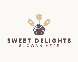 Baking Cupcake Bakery logo