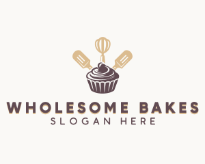 Baking Cupcake Bakery logo