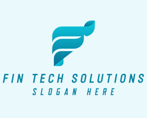 Tech Company Letter F  logo design