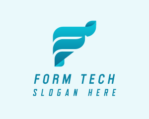 Tech Company Letter F  logo design