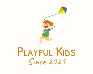 Happy Kid Kite logo design