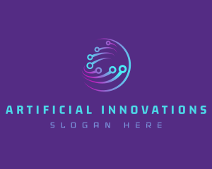 Artificial Intelligence Technology logo design