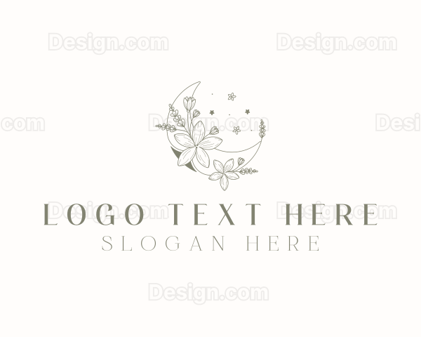 Floral Moon Decor Logo