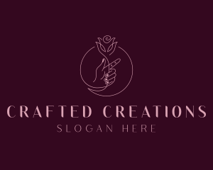 Artisanal Rose Decorator logo design