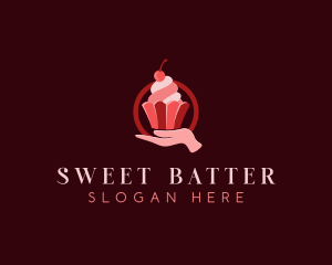 Sweet Cupcake Bakery logo design