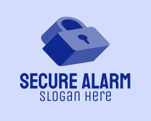 Secure Password Lock logo design