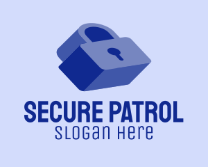 Secure Password Lock logo design