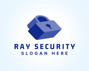 Secure Password Lock logo design