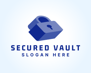 Secure Password Lock logo design