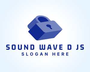 Secure Password Lock logo design