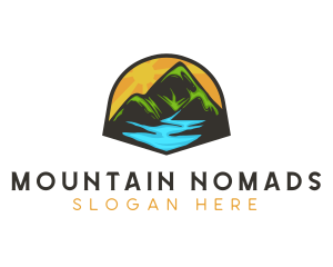 Mountain Alps Adventure logo design