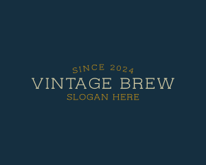 Vintage Hipster Store logo design