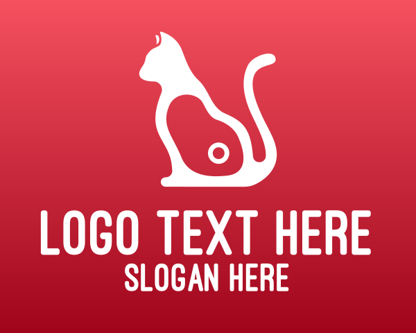 Kitten logo example 4