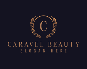 Elegant Wreath Decor logo design