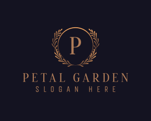 Elegant Wreath Decor logo design