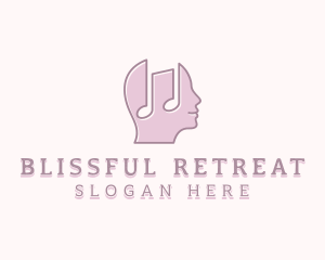 Music Therapy Wellness logo design