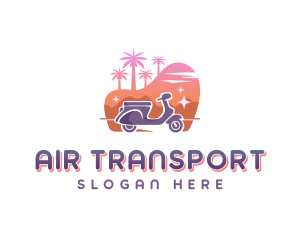 Traveler Scooter Tour logo design