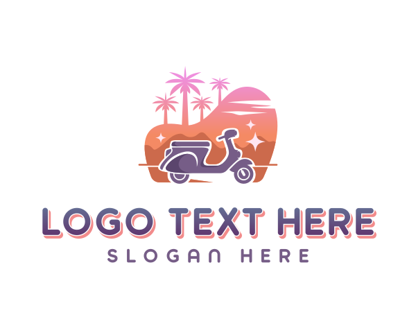 Moped logo example 3