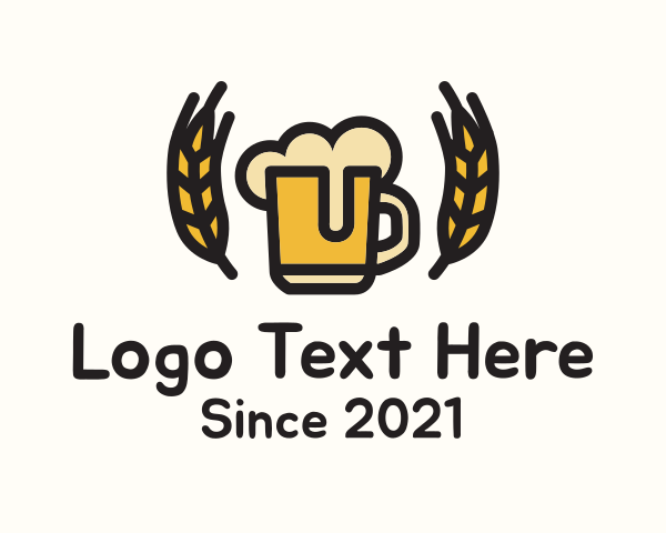 Beer Glass logo example 3