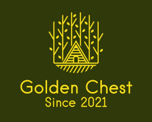 Golden Tree House  logo design