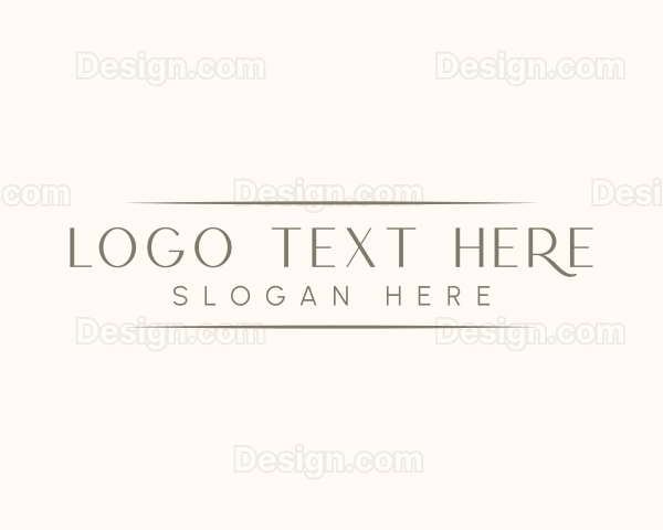 Elegant Fashion Beauty Logo