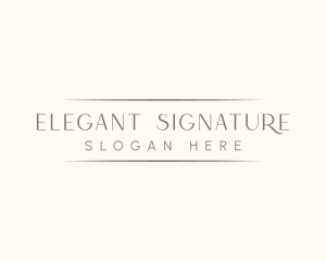 Elegant Fashion Beauty logo design