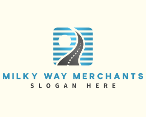 Road Way Path logo design