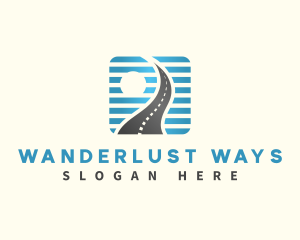 Road Way Path logo design