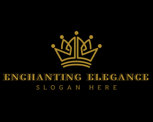 Elegant Royal Crown logo design