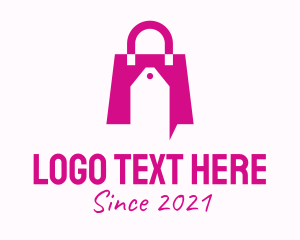 Handbag - Pink Discount Handbag logo design
