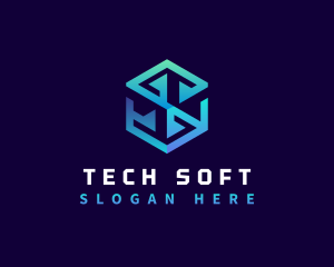 Technology Software Cube logo