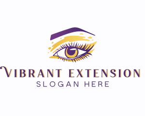 Beautician Eyelash Extension logo design