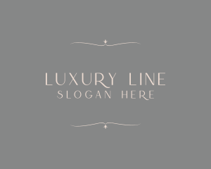 Luxury Wedding Stylist logo design