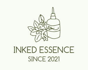 Green Flower Oil  logo design