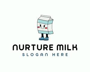 Dairy Milk Carton logo design