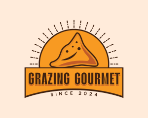 Samosa Food Gourmet logo design