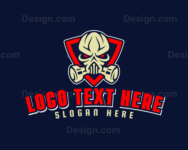 Skull Gas Mask Logo